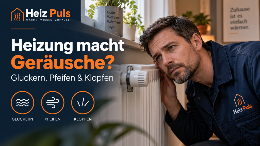 Heizung macht Geräusche – Ursachen für Gluckern Pfeifen und Klopfen
